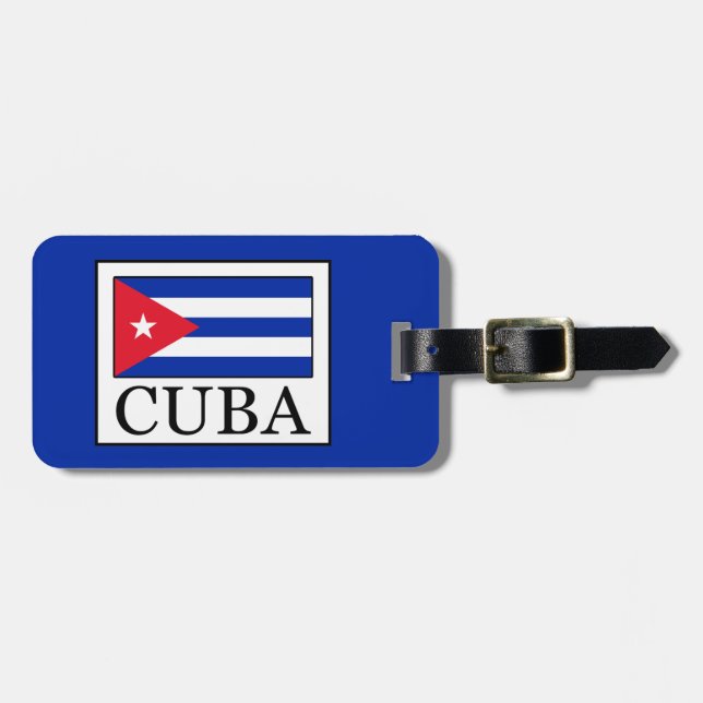 Etiqueta Para Maletas Cuba (Frente Horizontal)