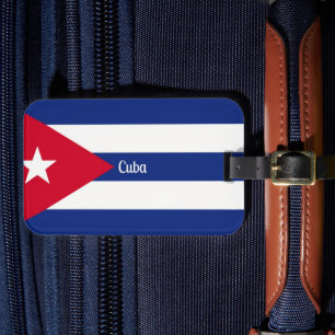 Etiqueta Para Maletas Cuba, Bandera de Cuba