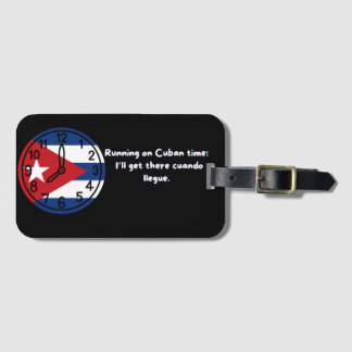 Etiqueta Para Maletas Cuban Time Funny Luggage Tag – I’ll Get There Cuan