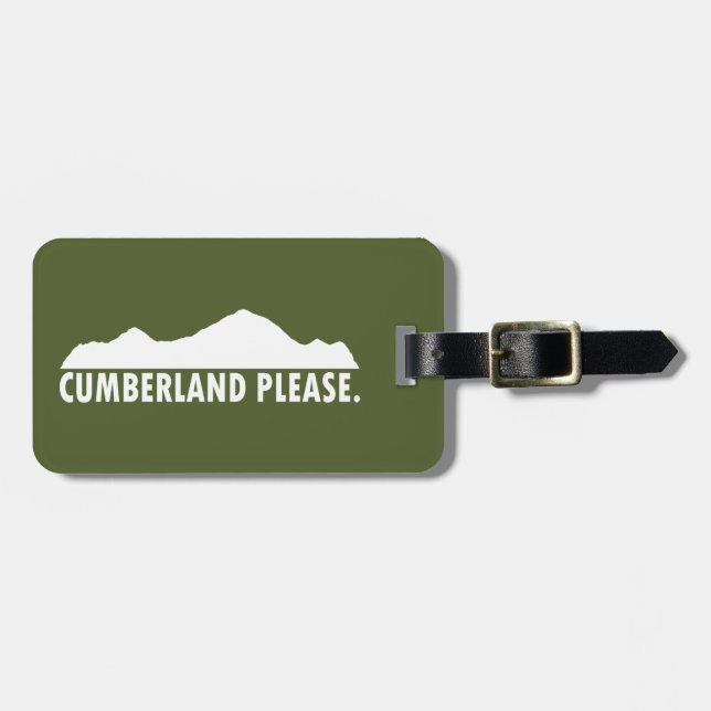 Etiqueta Para Maletas Cumberland Please (Frente Horizontal)