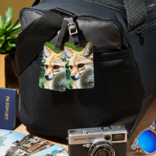 Etiqueta Para Maletas Cunning Fennec Fox,