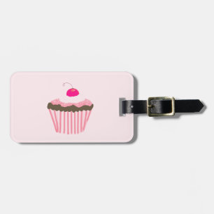 Etiqueta Para Maletas Cupcake Con Cereza