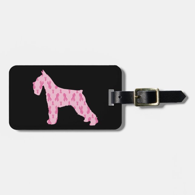 Etiqueta Para Maletas Cure Cure Cancbon Schnauzer (Frente Horizontal)