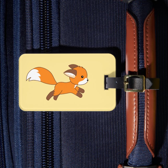 Etiqueta Para Maletas Curso Fox (Anverso In situ 4)
