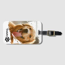 Etiqueta Para Maletas Custom Pet Photo & Name Luggage Tag – Travel Gift
