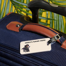 Custom Superhero Pediatric Wheelchair ID Tag
