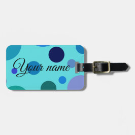 Etiqueta Para Maletas Cute Bubbly Design