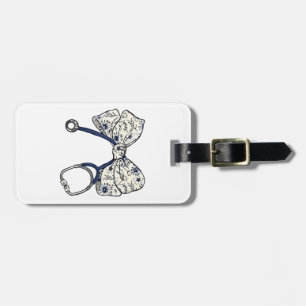 Etiqueta Para Maletas Cute Coquette Bow Coquette Bow Nurse Enfermería