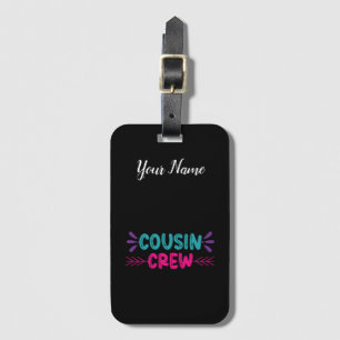 Etiqueta Para Maletas Cute Cousin Crew