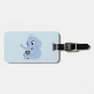 Etiqueta Para Maletas Cute elephant boy cartoon luggage tag