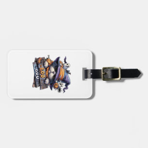 Etiqueta Para Maletas Cute Halloween Cat Sticker � Sombrero de Bruja, Ca
