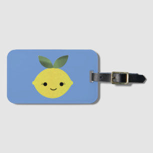 Etiqueta Para Maletas Cute Kawaii Lemon