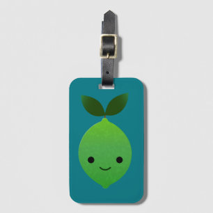 Etiqueta Para Maletas Cute Kawaii Lime