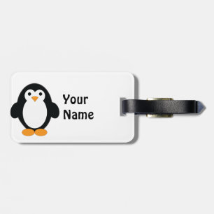 Etiqueta Para Maletas Cute Personalizado Penguin