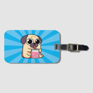 Etiqueta Para Maletas Cute Pug