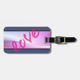 Etiqueta Para Maletas Cute Raya Femenina,Personalizado de Amor