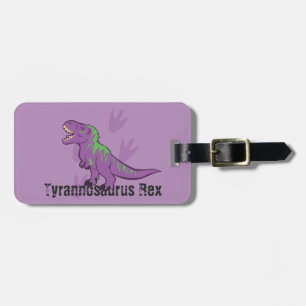 Etiqueta Para Maletas Cute Tyrannosaurus Rex