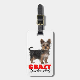 Etiqueta Para Maletas Cute Yorkie Lover Puppy Dog Yorkshire Terrier 
