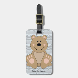 Etiqueta Para Maletas Cutelyn Brown Bear