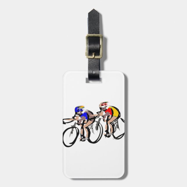 Etiqueta Para Maletas cyclists (Frente Vertical)