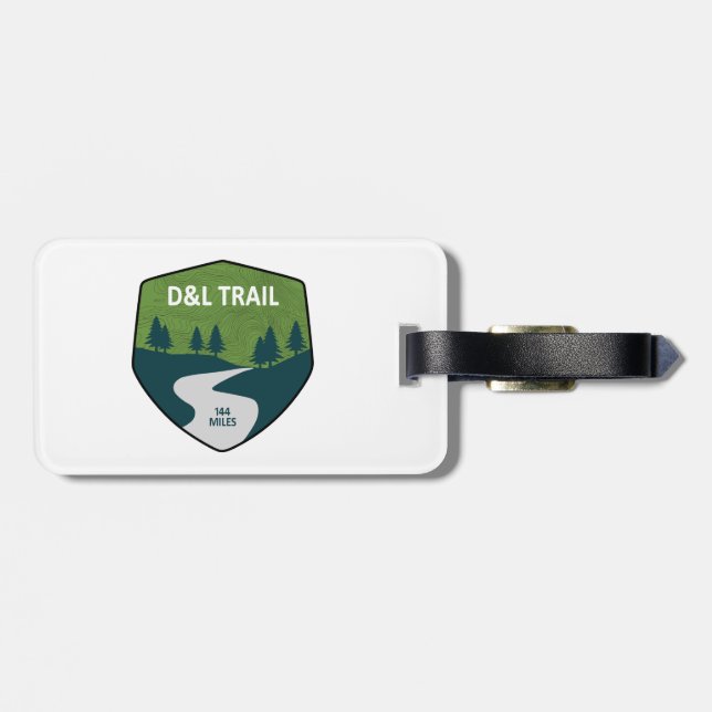 Etiqueta Para Maletas D&L Trail Pennsylvania (Atrás Horizontal)