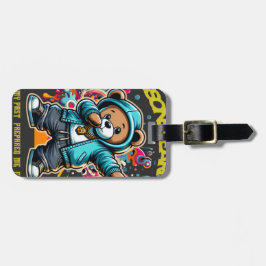 ETIQUETA PARA MALETAS DABBING FUTURE LESSONS LEARN LUGGAGE TAG