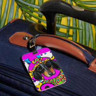 ETIQUETA PARA MALETAS DACHSHUND