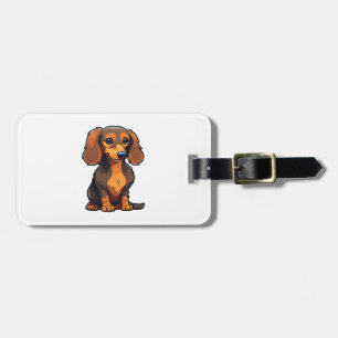 Etiqueta Para Maletas Dachshund 3