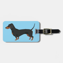 Etiqueta Para Maletas Dachshund Luggage Tag