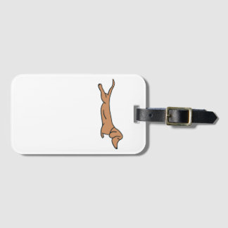 Etiqueta Para Maletas Dachshund tumbado