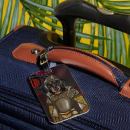 Etiqueta Para Maletas Dacshund