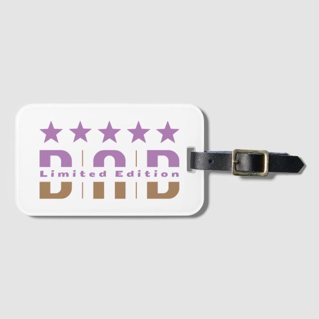 Etiqueta Para Maletas Dad Limited Edition (Anverso horizontal)