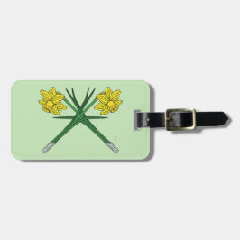 Etiqueta Para Maletas Daffodils Crossed