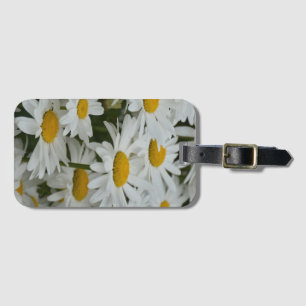 Etiqueta Para Maletas Daisies de primavera blanca