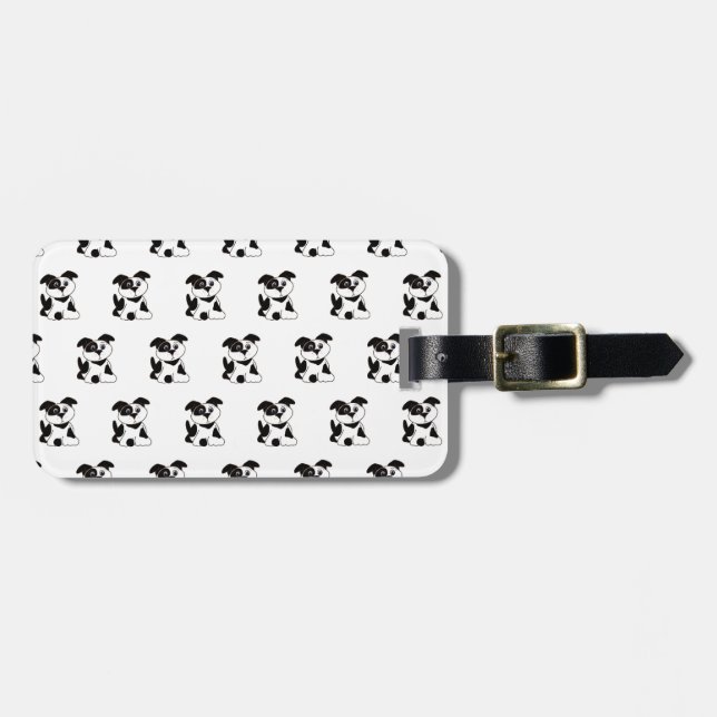 Etiqueta Para Maletas Dalmations (Frente Horizontal)