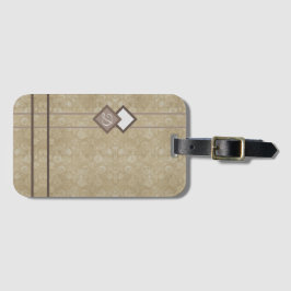 Etiqueta Para Maletas Damasco de oro