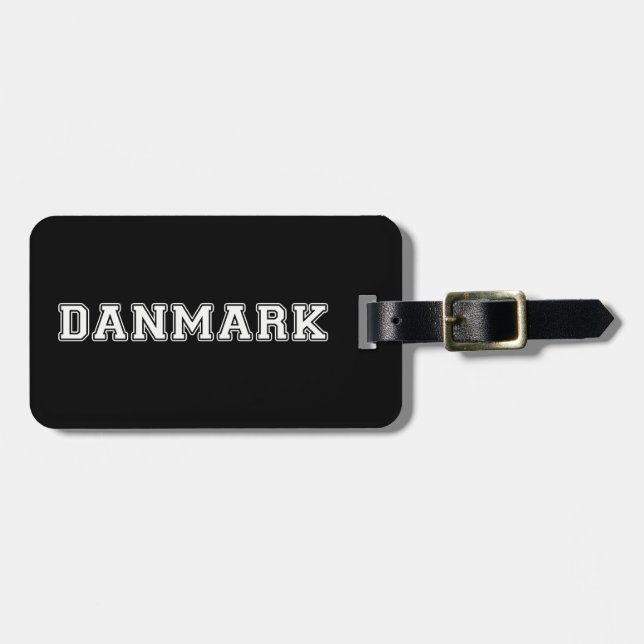 Etiqueta Para Maletas Danmark (Frente Horizontal)