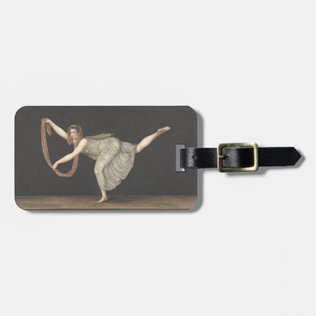 Etiqueta Para Maletas Danza Annette Kobler Amsterdam 1812 del (Frente Horizontal)