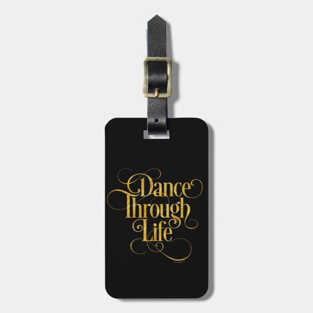 Etiqueta Para Maletas Danza con vida (Frente Vertical)