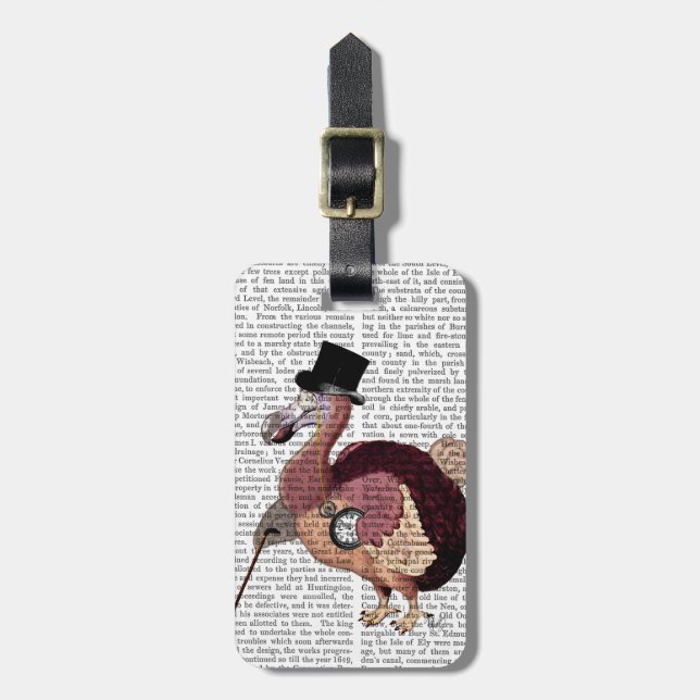 Etiqueta Para Maletas Dapper Dodo (Frente Vertical)