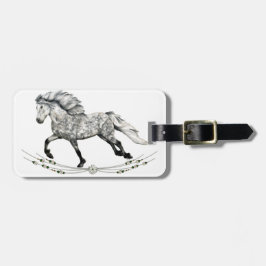 Etiqueta Para Maletas Dapple Gray Islandés Mare Grá