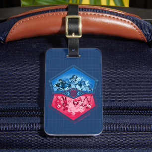 Etiqueta Para Maletas DC Super Hero Chicas lucha en equipo