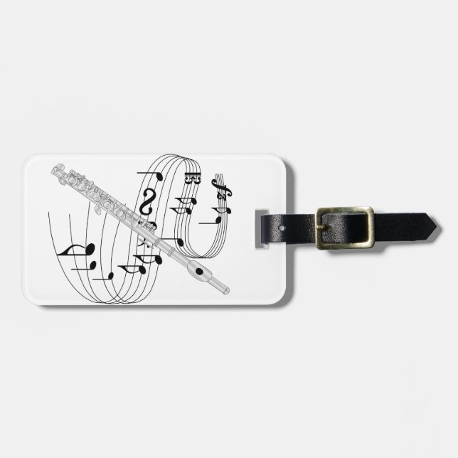 Etiqueta Para Maletas De flautín (Frente Horizontal)