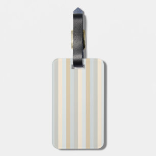 Etiqueta Para Maletas Decoración de bandas verticales de grises suaves