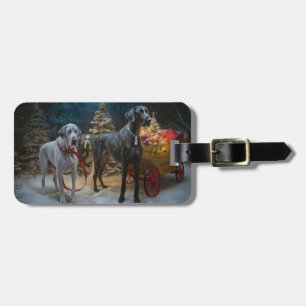 Etiqueta Para Maletas Decoración de los grandes Navidades Dane Snowy Sle