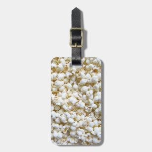 Etiqueta Para Maletas Decoración fotográfica de popcorn festivo
