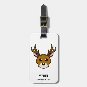 Etiqueta Para Maletas Deer de Personalizado lindo