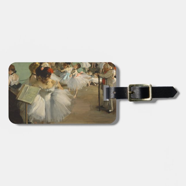 Etiqueta Para Maletas Degas Dance Class Ballet Bailarines Ballerina Art (Frente Horizontal)