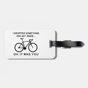 Etiqueta Para Maletas Dejé Algo En Mi Paseo Oh Fue En Ciclismo
