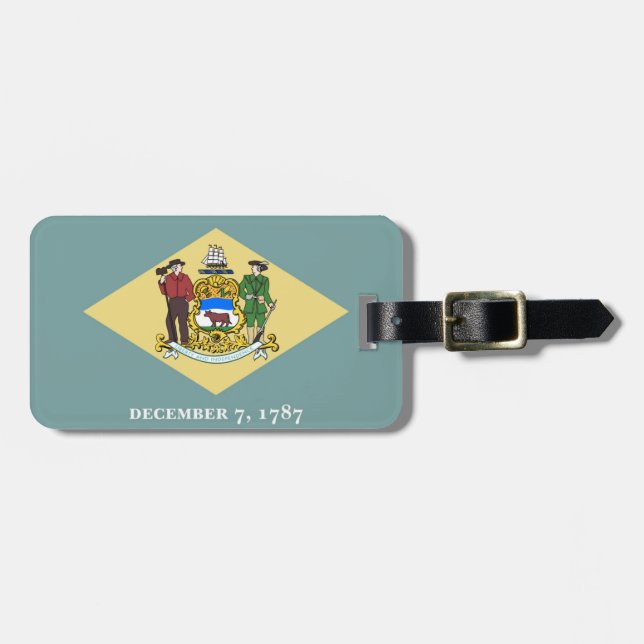 Etiqueta Para Maletas Delaware (Frente Horizontal)